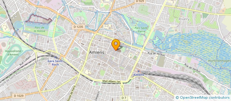 localisation de l'entreprise LA DENT CREUSE à AMIENS