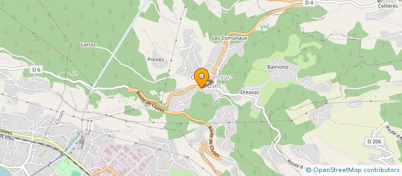 localisation de l'entreprise LA DENT DE LAIT  CHATILLON-SUR-CLUSES