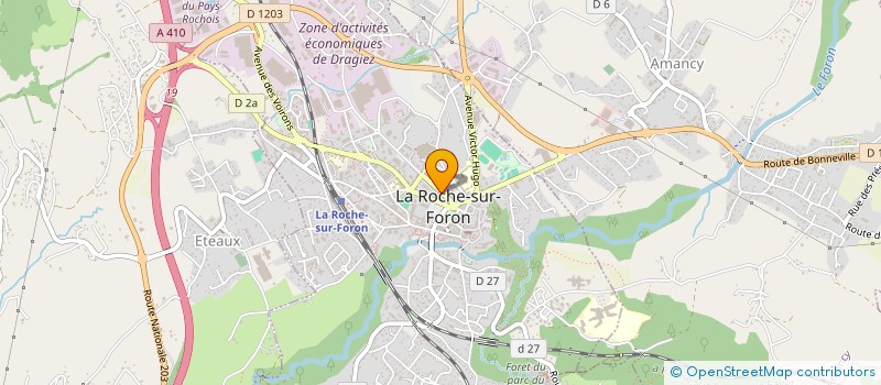 localisation de l'entreprise LA DENT SUR FORON à LA ROCHE-SUR-FORON