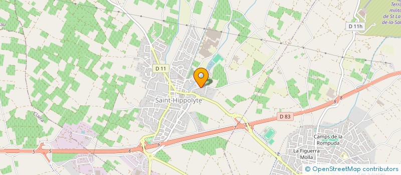 localisation de l'entreprise LA DENTAL SALSEENNE  SAINT-HIPPOLYTE