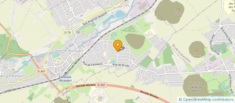 localisation de l'entreprise LA DENTELLE DE CALONNE  CALONNE-RICOUART