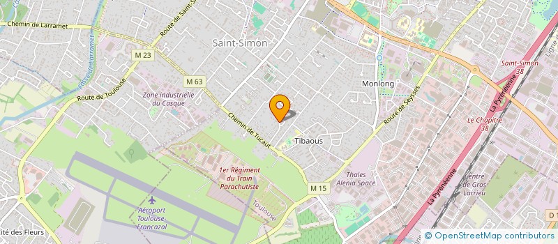localisation de l'entreprise LA DENTELLE DE JEANNY à TOULOUSE