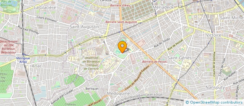 localisation de l'entreprise LA DENTELLERIE  BORDEAUX