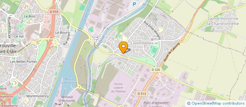 localisation de l'entreprise LA DENTELLIERE  COLOMBELLES