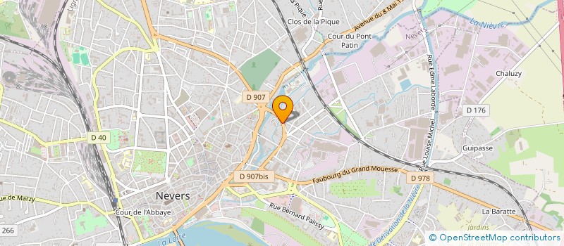 localisation de l'entreprise LA DEPANN'PRODUCTIONS à NEVERS