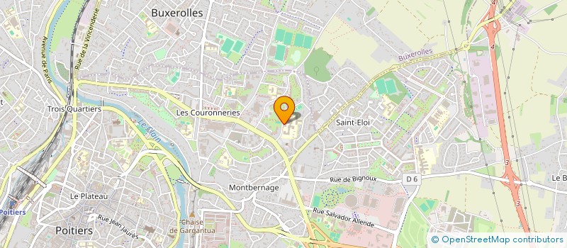 localisation de l'entreprise LA DEPANNEUSE  POITIERS