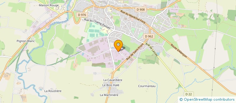 localisation de l'entreprise LA DEPECHE SARL à DOMFRONT-EN-POIRAIE