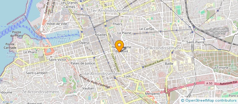 localisation de l'entreprise LA DEPENDANCE ABRIS ARTISTIQUE ET CULTUREL à MARSEILLE