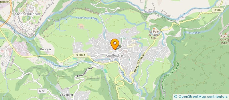 localisation de l'entreprise LA DEPOTERIE  GUILLESTRE