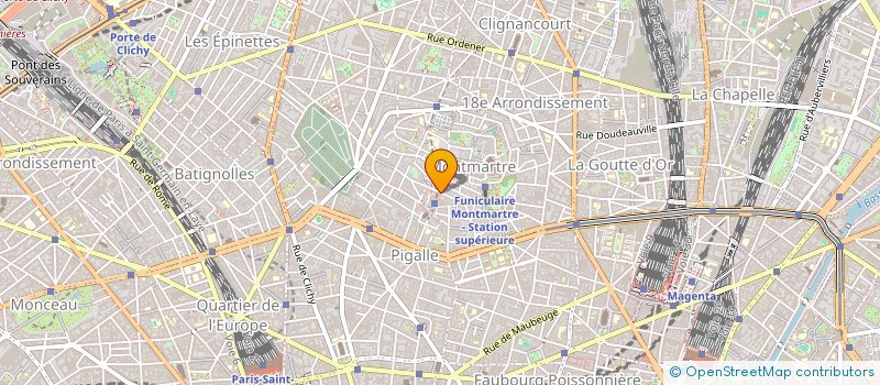 localisation de l'entreprise LA DERNIERE COLLINE  PARIS
