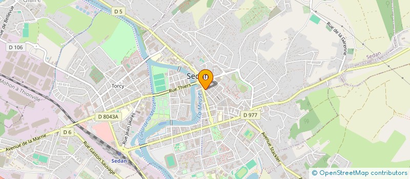 localisation de l'entreprise LA DERNIERE PAIRE à SEDAN