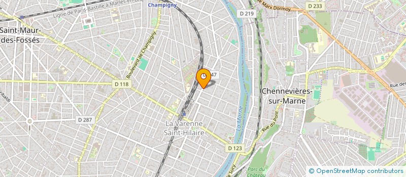 localisation de l'entreprise LA DERNIERE PRODUCTION à SAINT-MAUR-DES-FOSSES