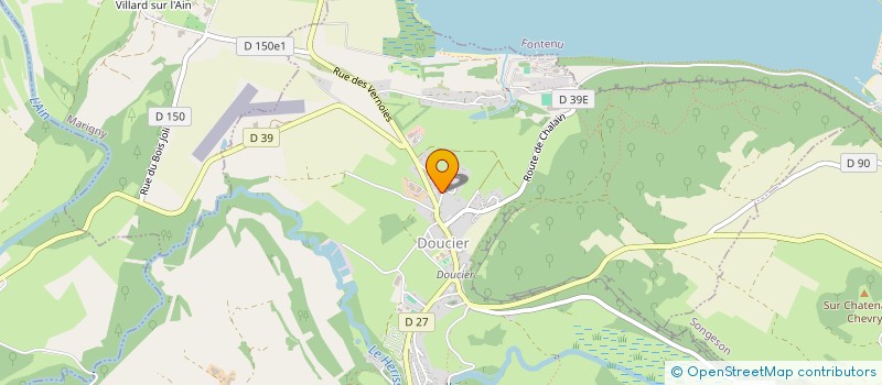 localisation de l'entreprise LA DERNIERE SEANCE 2  DOUCIER