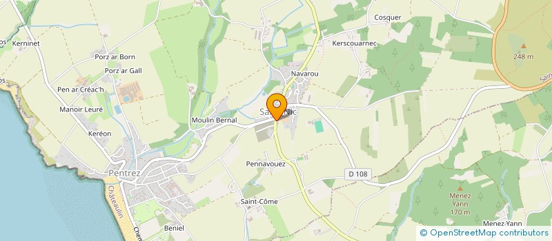 localisation de l'entreprise LA DESCENTE DES VOYAGEURS  SAINT-NIC