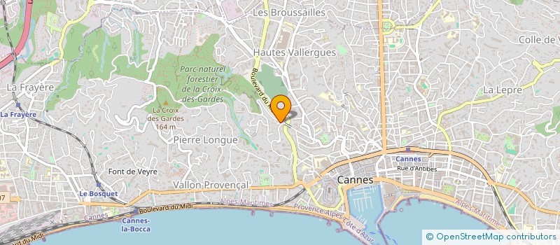 localisation de l'entreprise LA DESIRADE à CANNES