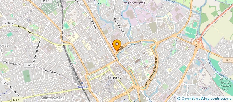 localisation de l'entreprise LA DESIRADE à TROYES