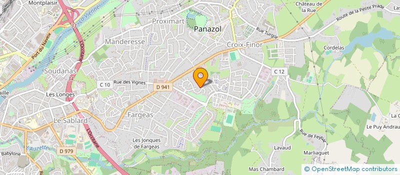 localisation de l'entreprise LA DESIRADE à PANAZOL