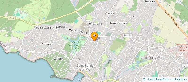 localisation de l'entreprise LA DESIRADE  SAINT-PALAIS-SUR-MER