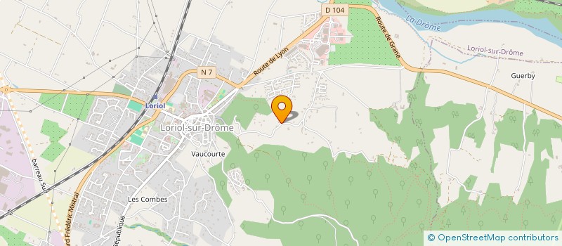 localisation de l'entreprise LA DESIRADE  LORIOL-SUR-DROME