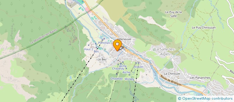 localisation de l'entreprise LA DESIRADE à LA SALLE-LES-ALPES