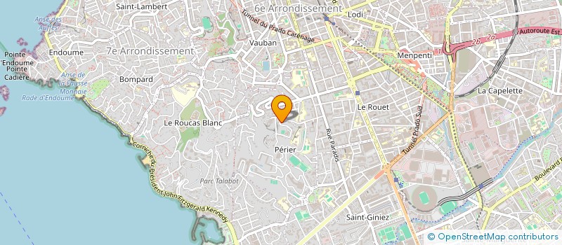 localisation de l'entreprise LA DESIRADE  MARSEILLE
