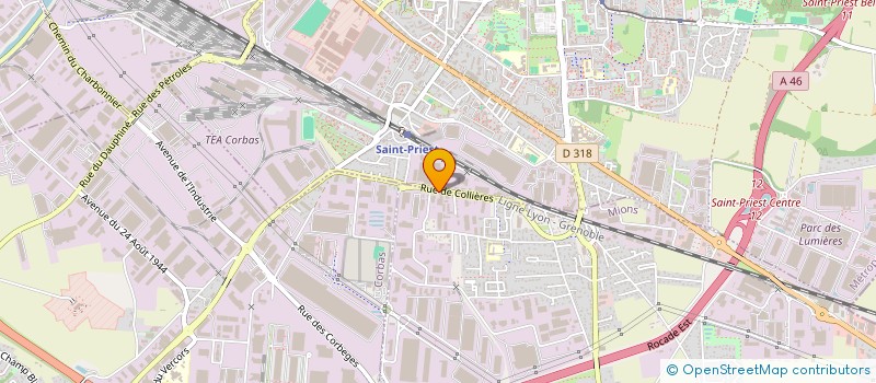 localisation de l'entreprise LA DESSERTE  MIONS