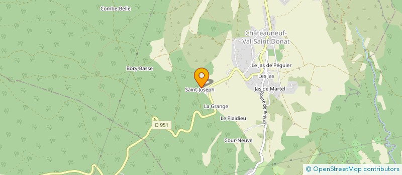 localisation de l'entreprise LA DETECTION UNE PASSION à AUBIGNOSC