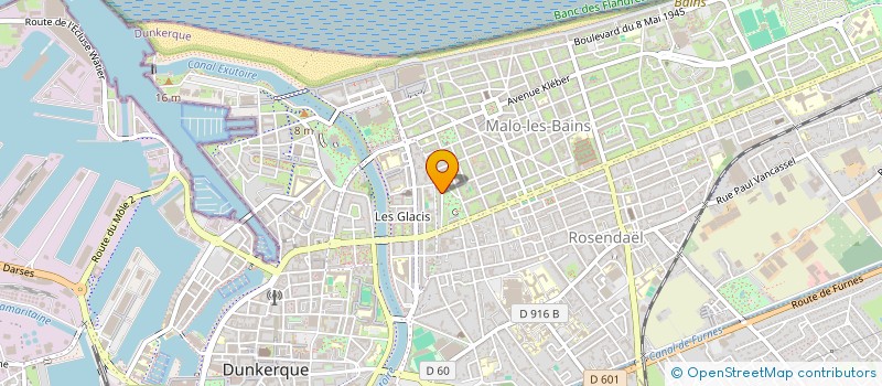 localisation de l'entreprise LA DETENTE à DUNKERQUE