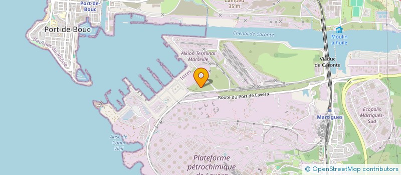 localisation de l'entreprise LA DETENTE à MARTIGUES