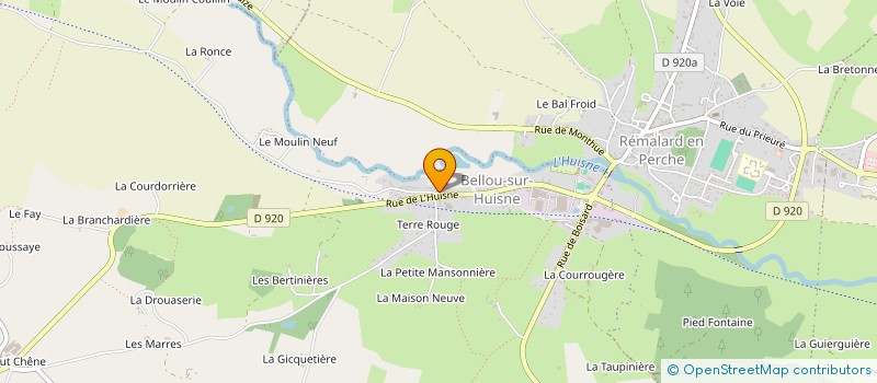 localisation de l'entreprise LA DETENTE à REMALARD-EN-PERCHE