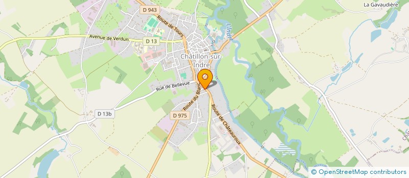 localisation de l'entreprise LA DETENTE à CHATILLON-SUR-INDRE