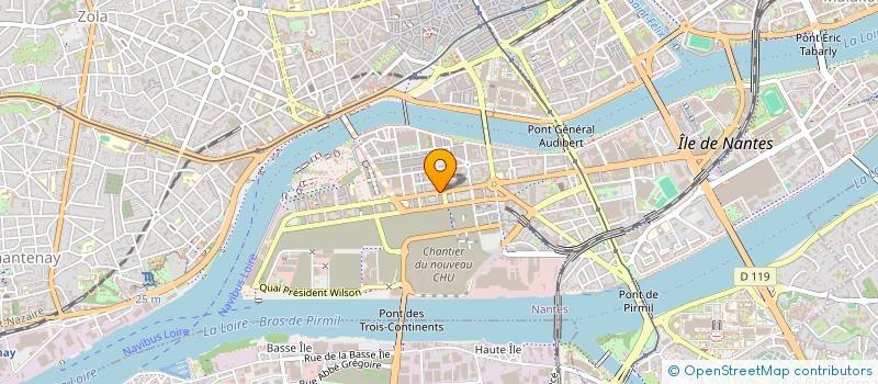 localisation de l'entreprise LA DETENTE à NANTES
