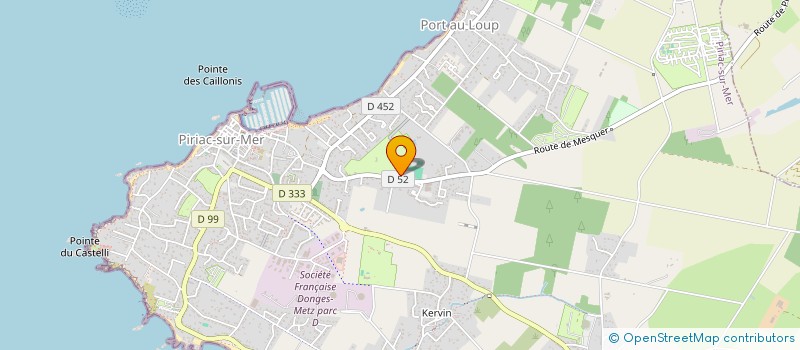 localisation de l'entreprise LA DETENTE à PIRIAC-SUR-MER