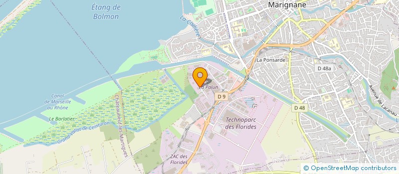 localisation de l'entreprise LA DETENTE à MARIGNANE