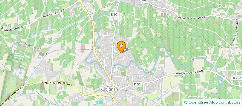 localisation de l'entreprise LA DETENTE  AUBIGNAN