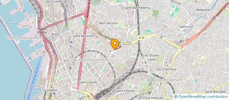 localisation de l'entreprise LA DETENTE  MARSEILLE