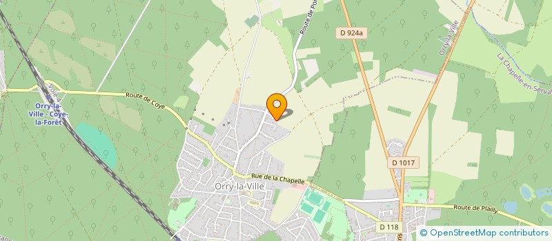 localisation de l'entreprise LA DETENTE AU BOUT DES MAINS  ORRY-LA-VILLE