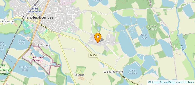 localisation de l'entreprise LA DEUX MET LE FEU à VILLARS-LES-DOMBES