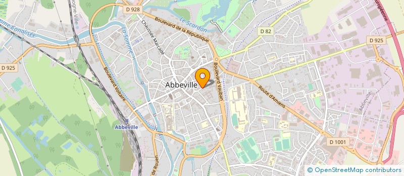 localisation de l'entreprise LA DEUXIEME à ABBEVILLE