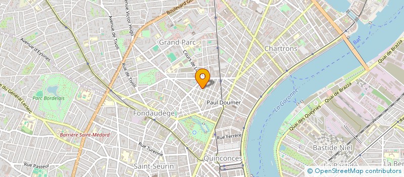 localisation de l'entreprise LA DEUXIEME  BORDEAUX