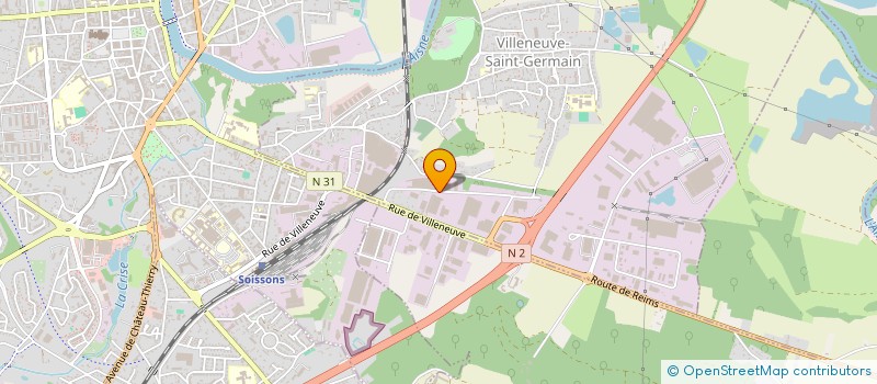 localisation de l'entreprise LA DEUXIEME CHANCE à VILLENEUVE-SAINT-GERMAIN