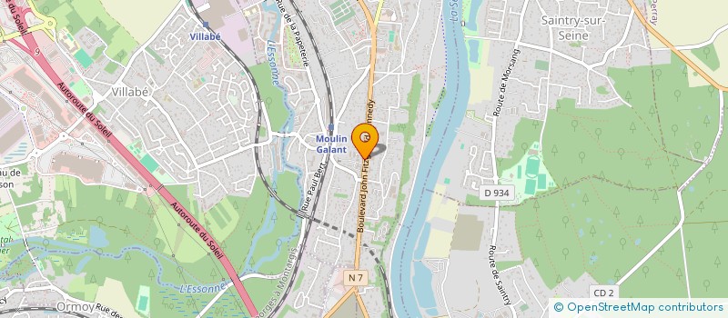 localisation de l'entreprise LA DEUXIEME CHANCE à CORBEIL-ESSONNES