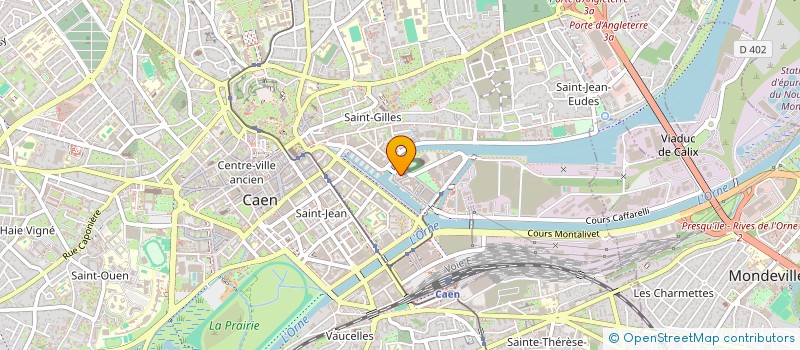 localisation de l'entreprise LA DEUXIEME LETTRE à CAEN