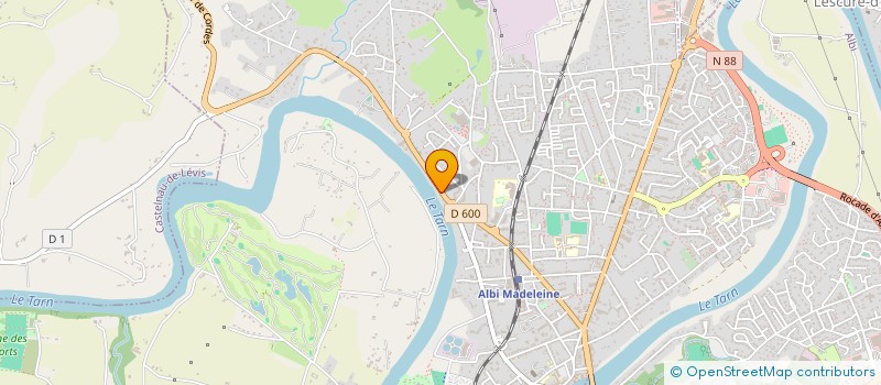 localisation de l'entreprise LA DEUXIEME MAIN SOLIDAIRE à ALBI