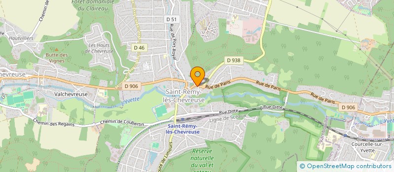 localisation de l'entreprise LA DEVERRIERE  SAINT-REMY-LES-CHEVREUSE