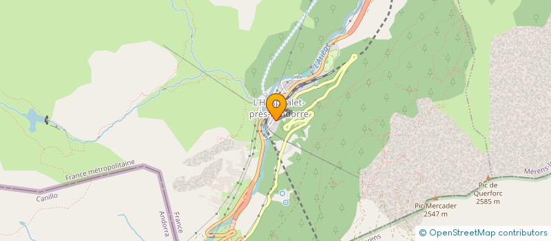 localisation de l'entreprise LA DEVESSETTE à L'HOSPITALET-PRES-L'ANDORRE