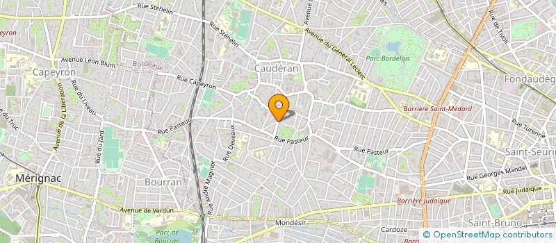 localisation de l'entreprise LA DEVEZE  BORDEAUX