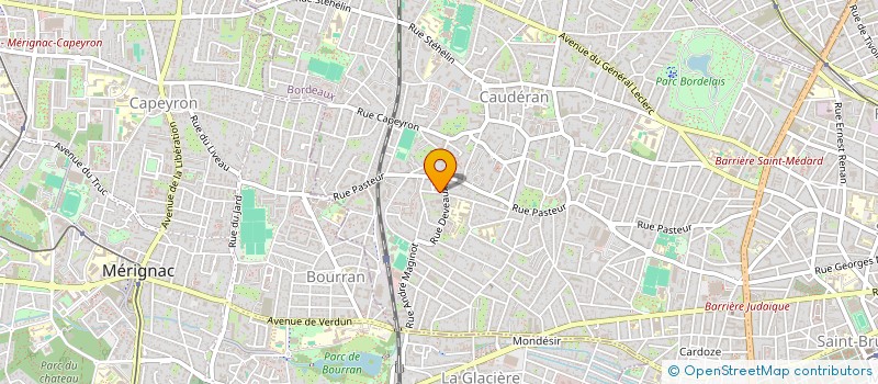 localisation de l'entreprise LA DEVEZE  BORDEAUX