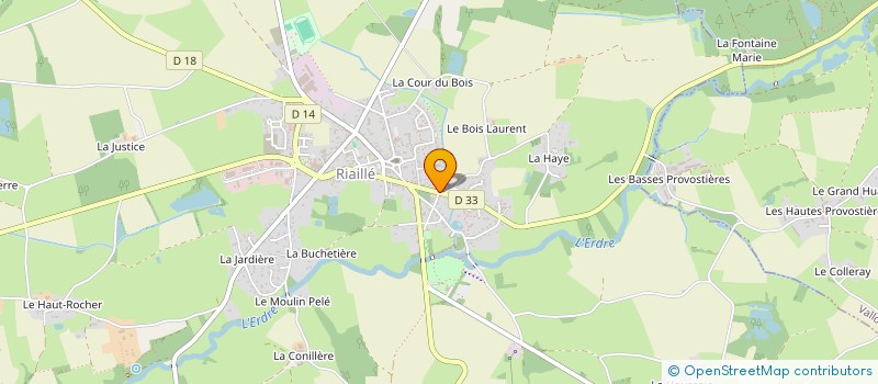 localisation de l'entreprise LA DEVIATION à RIAILLE