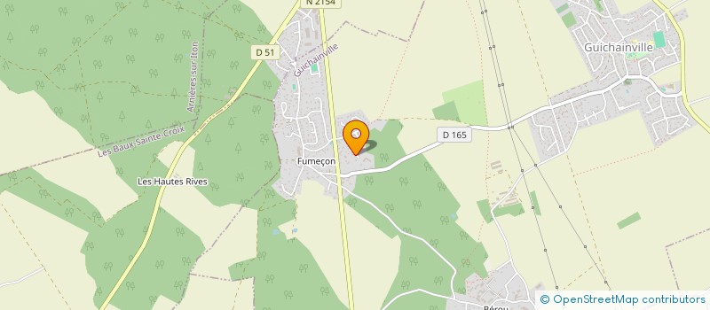 localisation de l'entreprise LA DEVINIERE  CHAMBOIS